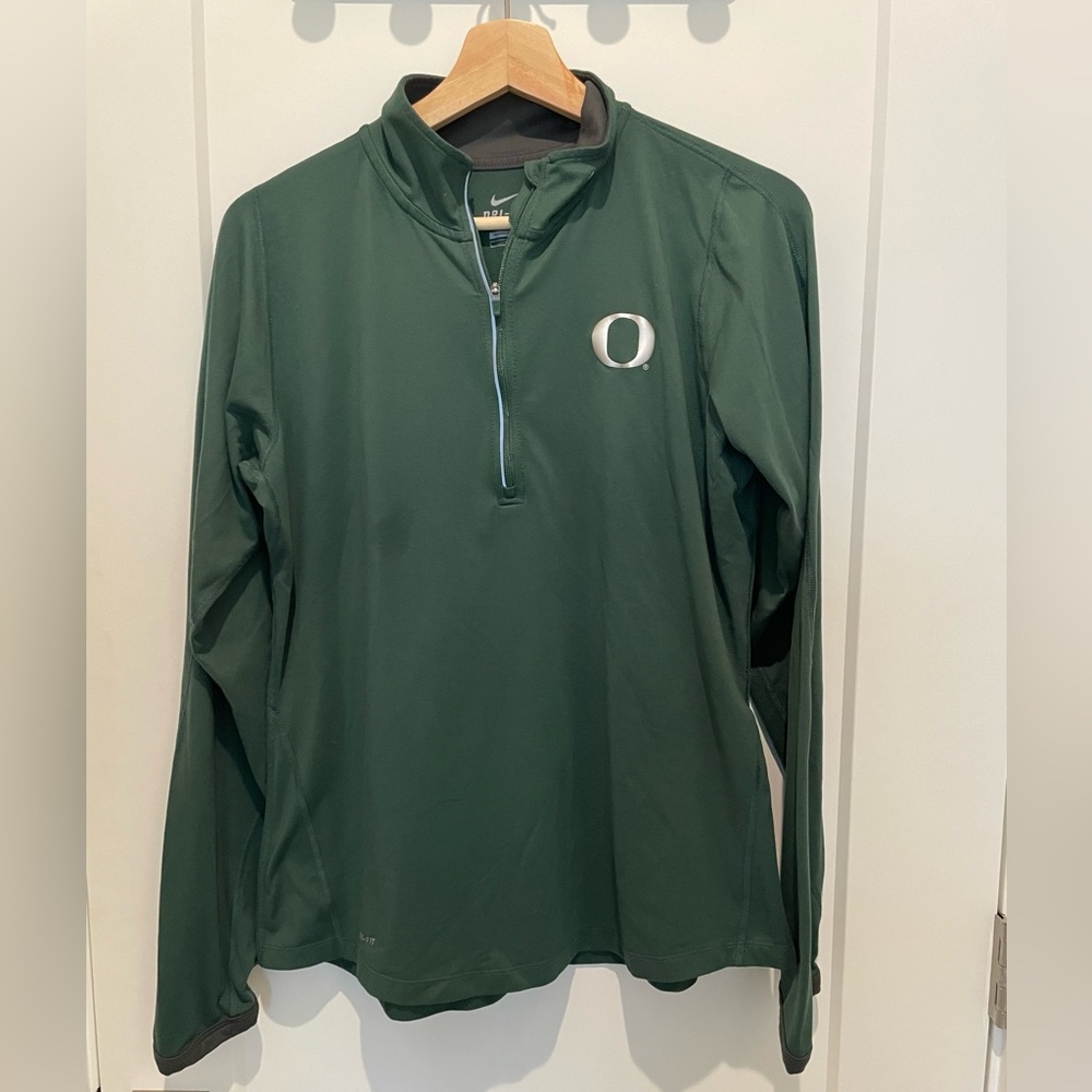 Nike Dri Fit Quarter Zip - Oregon Ducks